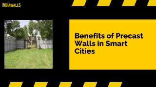 "Enhance Security and Efficiency with Durable Precast Boundary Walls by IndiaWal