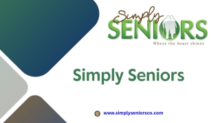 Simplyseniors PPT