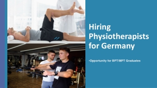 Hiring Physiotherapists for Germany