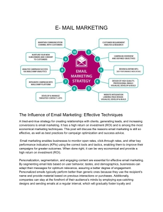 E- MAIL MARKETING (1)