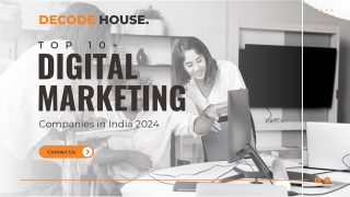 Top 10  Digital Marketing Companies in India 2024
