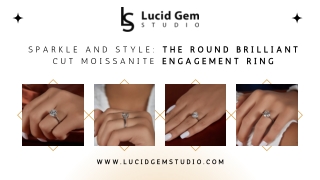 Sparkle and Style: The Round Brilliant Cut Moissanite Engagement Ring