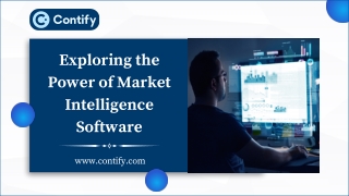 Exploring the Power of Market Intelligence Software