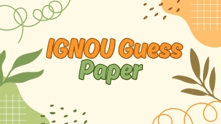IGNOU Guess Paper (1)