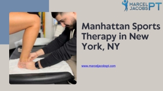 Manhattan Sports Therapy in New York, NY: Marcel Jacobs PT
