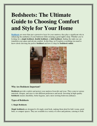 Bedsheets Online Find the Perfect Single, Double, and Kids Bedsheets