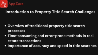Real estate title search software
