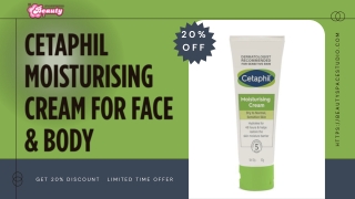 Cetaphil Moisturising Cream for Face & Body