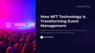 How NFT Technology is Transforming Event Management