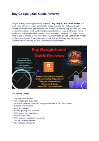 Buy Google Local Guide Reviews - Copy