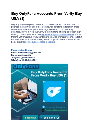 Buy OnlyFans Accounts From Verify Buy USA (1)