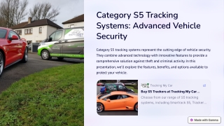 Scorpion S5 Tracker – Advanced Vehicle Protection | Tracking My Car