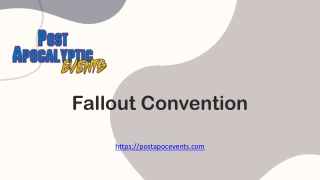 Fallout Convention - postapocevents.com