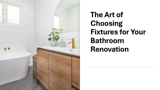 StKildaBathroomRenovations Presentation