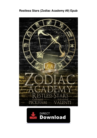 Restless Stars (Zodiac Academy #9) Epub