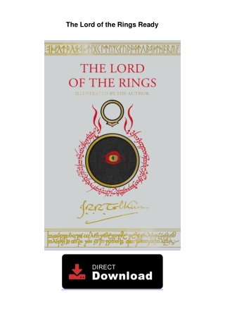 The Lord of the Rings Ready