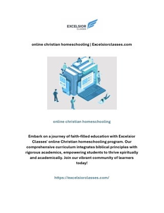 online christian homeschooling | Excelsiorclasses.com