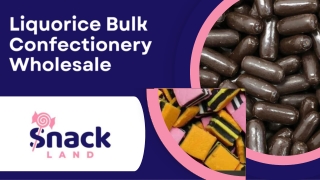 Liquorice Bulk Confectionery Wholesale