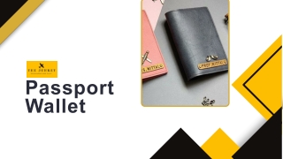 Stylish and Secure Passport Wallets for Travelers