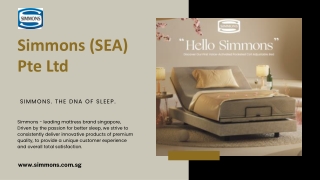 Best Mattress Store in Singapore - Simmons