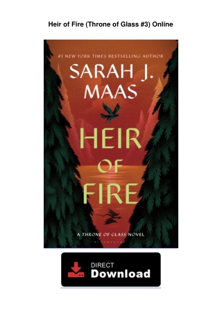 Heir of Fire (Throne of Glass, #3) Epub