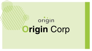 Origin Corp - NOV 2