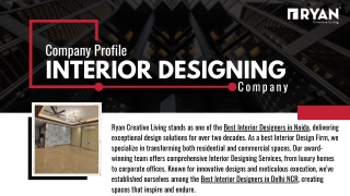 Ryan Creative Living - Best Interior Designers in Noida