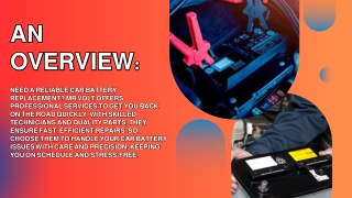 Car Battery Change Near You| Fast and Affordable Car Batttery Replacement Servic