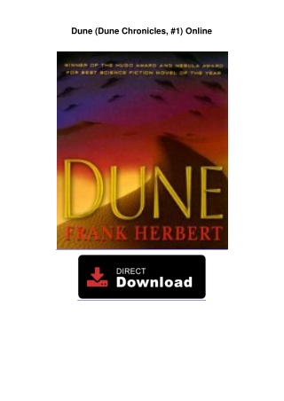 Dune-Dune-Chronicles-1Dune (Dune Chronicles, #1) Unlimited