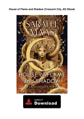 House of Flame and Shadow (Crescent City, #3) Ebook