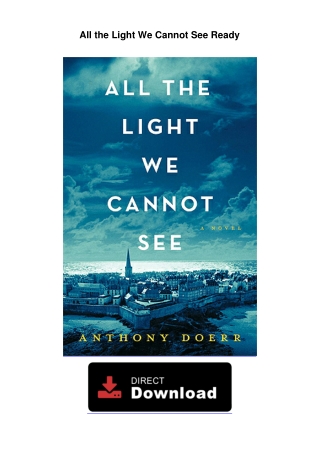 All the Light We Cannot See Ready