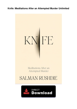 Knife-Meditations-After-an-Attempted-MurderKnife: Meditations After an Attempted