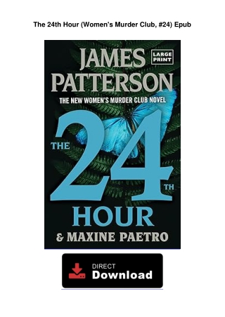 The-24th-Hour-Womens-Murder-Club-24The 24th Hour (Women's Murder Club, #24) Epub
