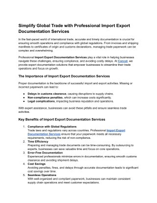 _Import Export Documentation Services (1)