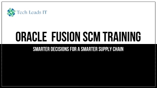 SUPPLY CHAIN MANAGEMENT