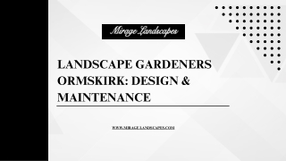 Landscape Gardeners Ormskirk