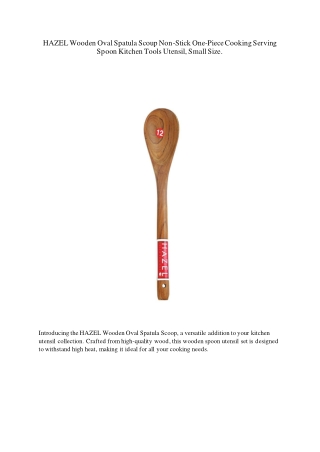 Shop HAZEL Serving Spoons – Perfect for Any Occasion, Buy Now!