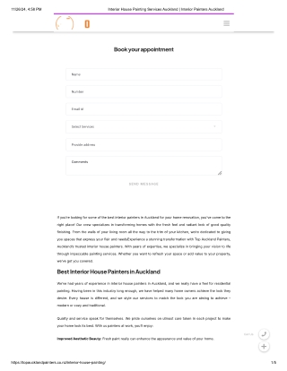 Interior House Painting Services Auckland