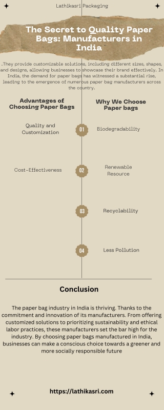 paper bags manufacturers in india