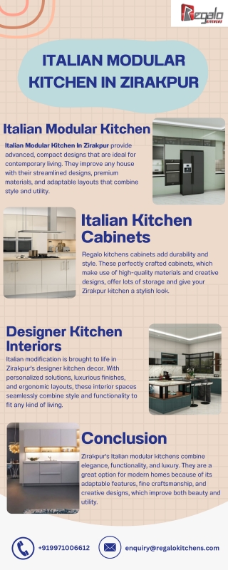 Italian Modular Kitchen In Zirakpur