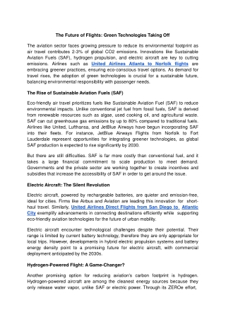 The Future of Flights_ Green Technologies Taking Off - Google Docs
