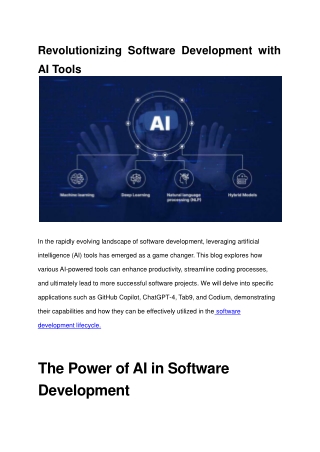 Revolutionizing-Software-Development-with-AI-Tools