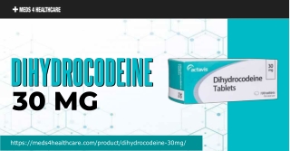 Buy Dihydrocodeine 30 mg Online  Meds4Healthcare