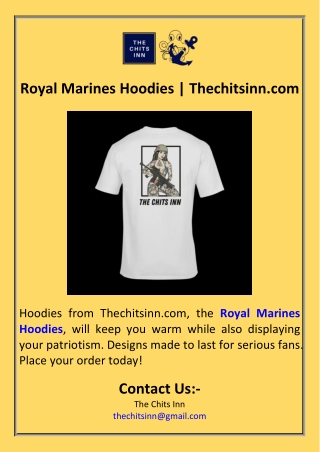 Royal Marines Hoodies  Thechitsinn.com
