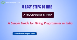 5 Easy Steps to Hire a Programmer in India