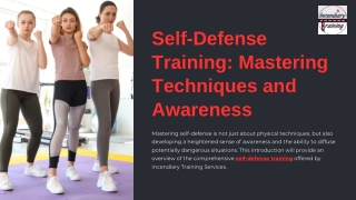 Self-Defense Training: Master Techniques and Awareness