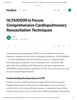 First Aid Courses in Australia..