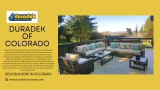 Top Deck Builders in Colorado Expert Craftsmanship for Your Outdoor Space