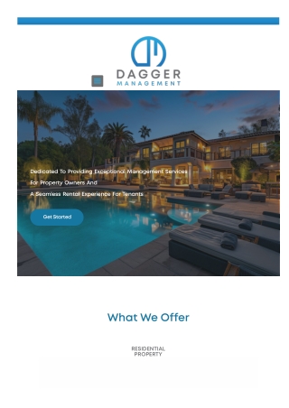 Property management for commercial properties