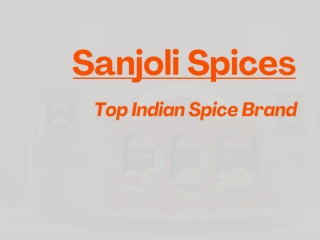 Best Spice Brand In India-Sanjoli Spices